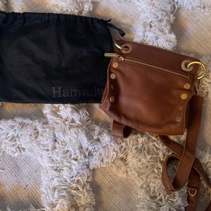 Hammitt LA Brown & Gold Purse Bag